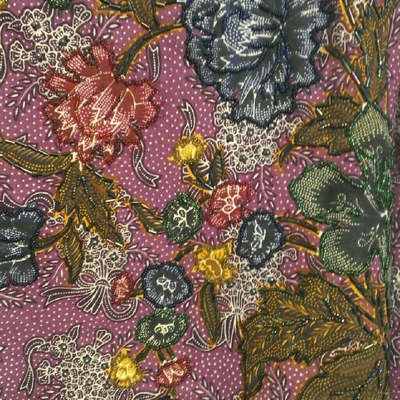 Purple Sequined Bolero Jacket - Picture 2 of 3